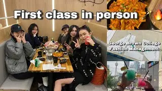Du học Canada 🇨🇦 | Ng&agrave;y đầu ti&ecirc;n đi học 📖| First day at Campus | George Brown College | #fashion