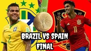Brazil vs Spain  match - highlights and all goals Tokyo 2021 final HD