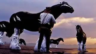 Arthur Discovers and Tames Magnificent Shadow Strider Horses on a Secret Island