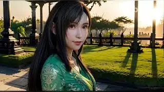 Ai Art Tifa in Indonesia Kebaya Photography Batik Tifa Lockhart Fanart