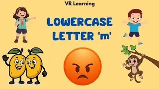 How to write lowercase letter m || Learn to write lowercase letter m  || m small letter for kids 