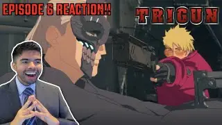 Trigun Stampede - Episode 6 REACTION! | VASH AND NICHOLAS VS. LIVIO?!