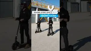 Xiaomi Scooter #4Ultra VS Xiaomi Scooter #4Pro Gen 2 -  #speed test (0-25 kph)