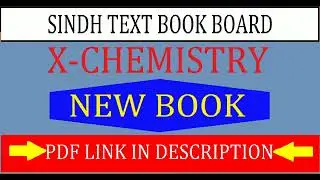 X Chemistry Sindh Text Book Board Free Pdf link