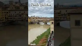 Different viewpoint of Ponte Vecchio ##pontevecchio #florence #italy