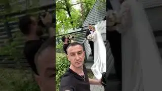 We are on tiktok at the wedding
