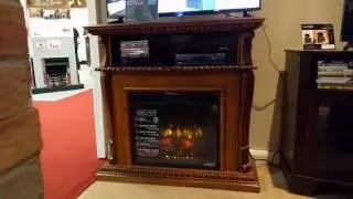 ClassicFlame 23DE1447-O107 Corinth Fireplace TV Stand - product overview