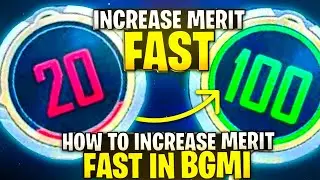 BGMI MERIT SOLVE , How to increase merit in bgmi fast - full Explained - Insufficient Merit