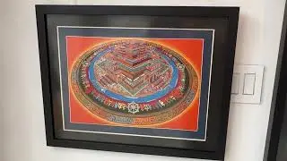Three-dimensional Mandala from Mustang, Nepal by Tashi Gurung