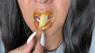 ASMR EATING O!TUBE CHEESE STRAWS | AMAZING SATISFYING CHEWING CRUNCHY SOUNDS | #326