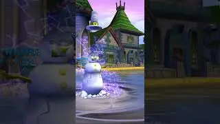 Jolted Snowman Spell Animation!!! #wizard101 #spells #animation #gaming