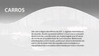 Conhe&ccedil;a o Corbusier, carro conceito da Renault