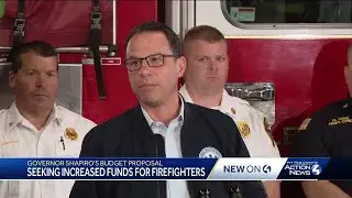 Gov. Josh Shapiro emphasizes firefighter support in proposed budget