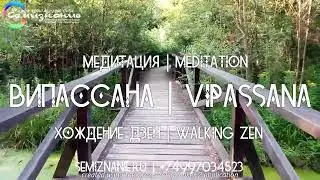 ЕЖЕНЕДНЕВНО | МЕДИТАЦИЯ ВИПАССАНА ХОЖДЕНИЕ ДЗЕН | VIPASSANA WALKING ZEN MEDITATION
