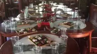 Chinese tea House at Pairi Daiza Zoo