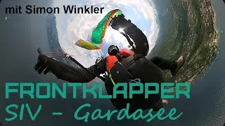 Paragliding / Gleitschirmfliegen &ndash; SIV Gardasee mit Simon Winkler &ndash; Frontklapper - NOVA Aonic