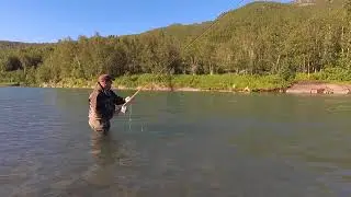 Salmon fishing trailer 2 in Beiarn Norway