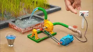 DIY Dorama making mini Motor water pump science project