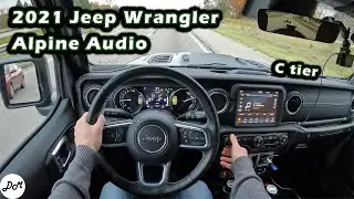 2021 Jeep Wrangler &ndash; Alpine 9-speaker Sound System Review | Apple CarPlay & Android Auto Demo