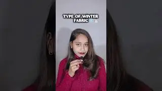 Type of Winter Fabric ❄️☃️#shorts #shortvideo #yoytubeshorts #winter #fashion #trending#shortsfeed
