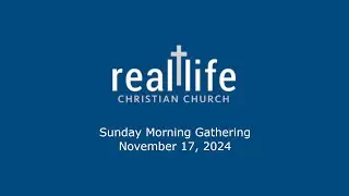 Sunday Service 2024-11-17: Wrestling with God | Struggle, Suffering & the Kingdom