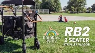 A look at the Rainbow Baby 2 Seater Stroller Wagon!