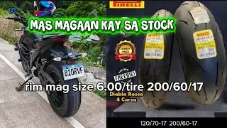 The Suzuki Gixxer 250 big bike concept features larger rims and tires compared to the stock version 