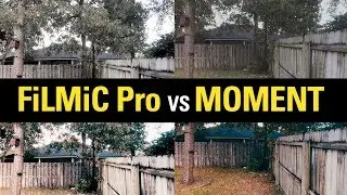 NEW v3.5 MOMENT vs FILMIC PRO - LOG Comparison Recording