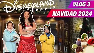 NAVIDAD en DISNEYLAND Paris 2024✨VLOG 3✨ &iexcl;Vaiana y M&eacute;rida nos firman! | Cena en SEQUOIA Beaver Creek