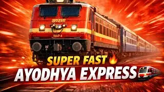 Super Fast Ayodhya Express 🚆 | Full Speed Run | Indian Railways game
