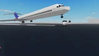 2001 Linate Runway Collision - Roblox Crash Animation