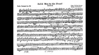SOLID MEN TO THE FRONT - Bb CORNET SOLO