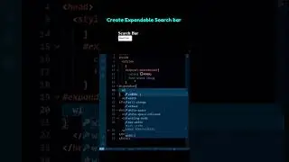 How to create Expandable Search bar using html and CSS | Html and CSS Projects