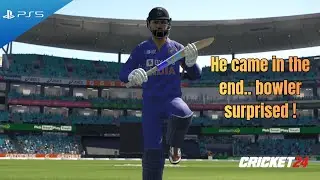 Cricket 24: India vs. Australia ODI Latest Match | Rohit&rsquo;s Late Entry Surprises Bowlers