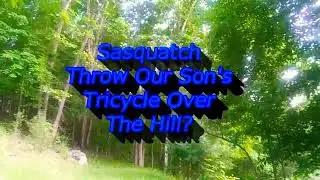 4 Evidence Found! Did BigFoot Throw A Tricycle Over A Hill?#BigFoot #BigFootJuveniles Messing Around