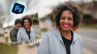 Remove object from landscape photo in __ photoshop 2022