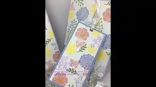 Making more designer series paper with Beautiful Bouquet
