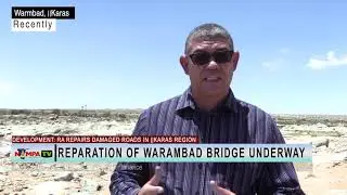 Reparation of Warmbad bridge underway