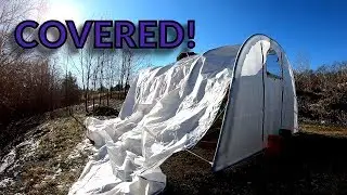 How-to Install a ShelterLogic GrowIt Round Top Greenhouse Cover
