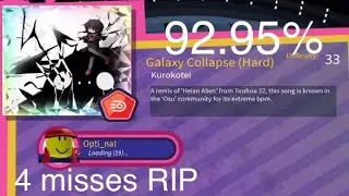 Mobile Robeats: Galaxy Collapse -Kurokotei (Hard) (92.95%)