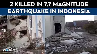 Indonesia Earthquake | Indonesia Shaken By Powerful 7.7-Magnitude Earthquake, 2 Killed