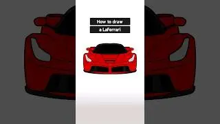 How to Draw a LaFerrari Easy | Ferrari Car Drawing