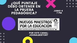 ¿Qué puntaje debo obtener en la prueba pedagógica?