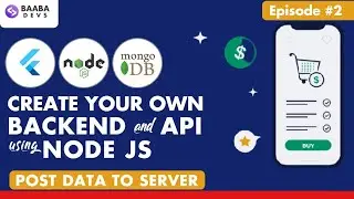 Node JS POST REST API | Flutter Node JS Backend | Node JS Tutorial | Flutter Tutorial