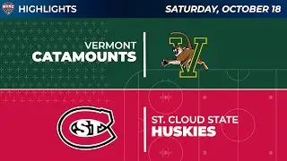10-18-25 Vermont at St. Cloud State Highlights