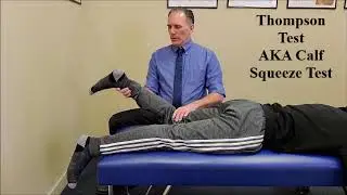Thompson's Test AKA Calf Squeeze Test