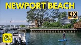 Newport Beach First Person (POV) Photo Walk  | 4k Walking Tour