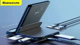 Baseus Type C HUB Docking Station For Samsung S20 S10 Dex Pad #Samsung
