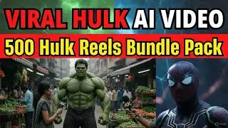 500+ AI Hulk Reels Bundle 💚 | Viral Hulk Shorts Pack