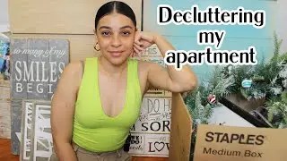 Decluttering My Apartment| amandaros3|vlog